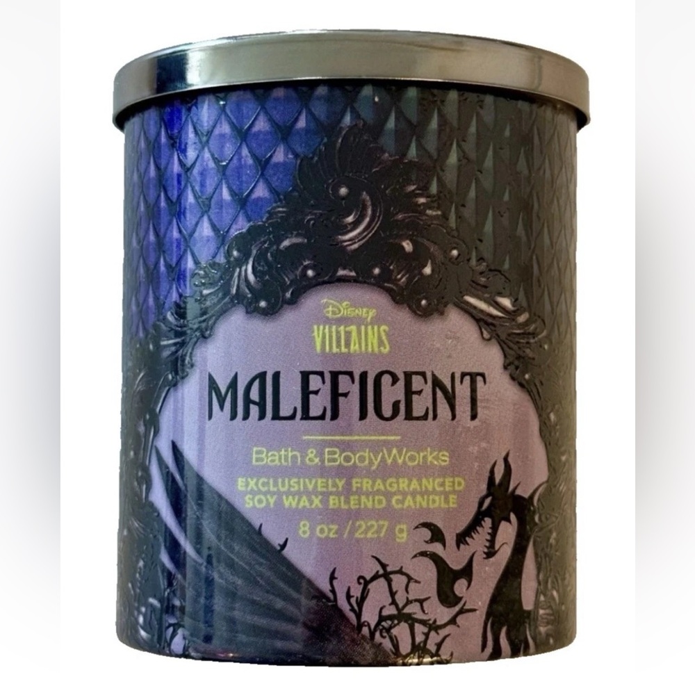 Disney Villains Maleficent Bath & Body Works Single Wick Candle Limited Edition